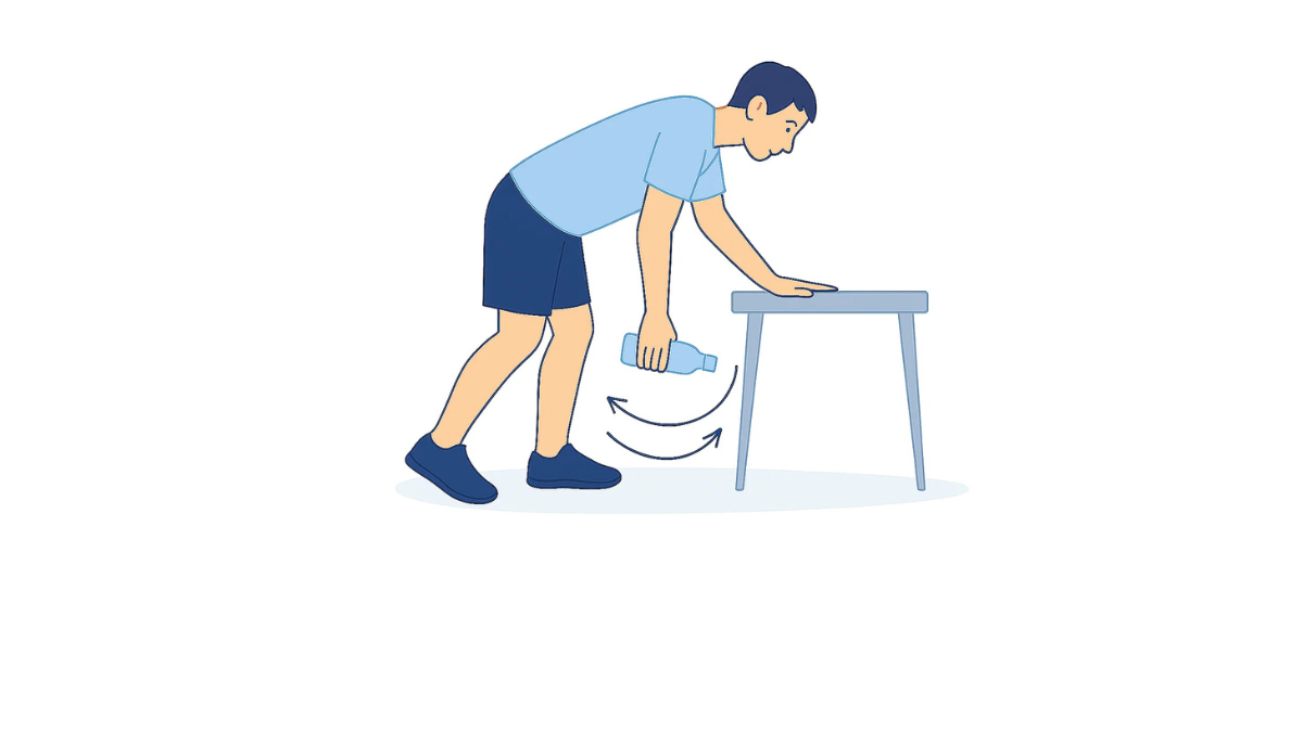 振り子運動のイラスト(文字なし)